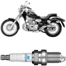 Vela de Ignição Yamaha Fazer 250 XT225 TDM225 NGK 
