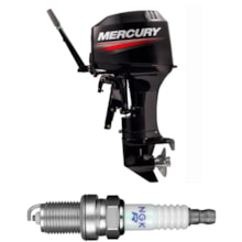 Vela Ignição Motor De Popa Mercury 40 50hp Japonês 2t Ngk